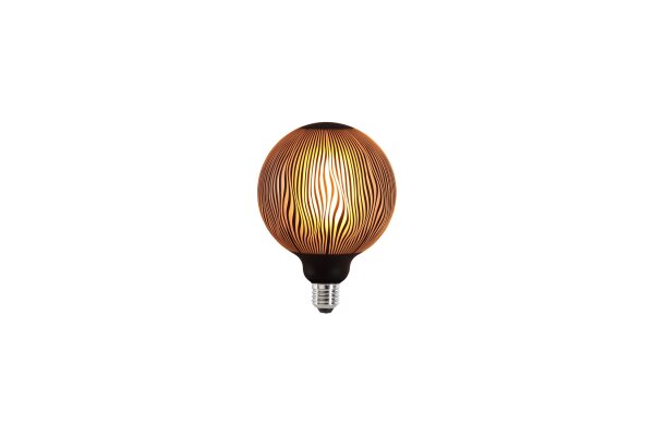 LED Leuchtmittel 1800K Glas Schwarz E27 Industrial