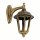 Wandlampe Au&szlig;en Messing Hof Rustikal Antik IP43