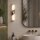 LED Wandlampe 3000K Glas Bronze Weiß IP44 H:37 cm opal
