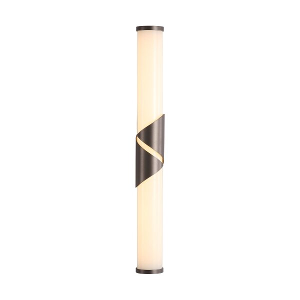 LED Wandleuchte 3000K Glas Bronze Weiß IP44 H:47 cm