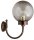Elegante Wandleuchte Messing Antik Hof IP43 VERIA