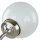 Wetterfeste Wandlampe VERIA Nickel Weiß aus Messing