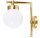 Wetterfeste Wandlampe VERIA Messing Klassisch IP43