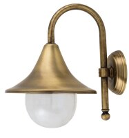 Wandlampe Au&szlig;en Messing Haus Hof Maritim IP23