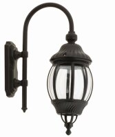 Nostalgische Au&szlig;enlampe Wandleuchte AILEAN Schwarz IP23