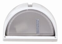 Wandlampe Außen Aluminium IP44 Maritim Weiß...