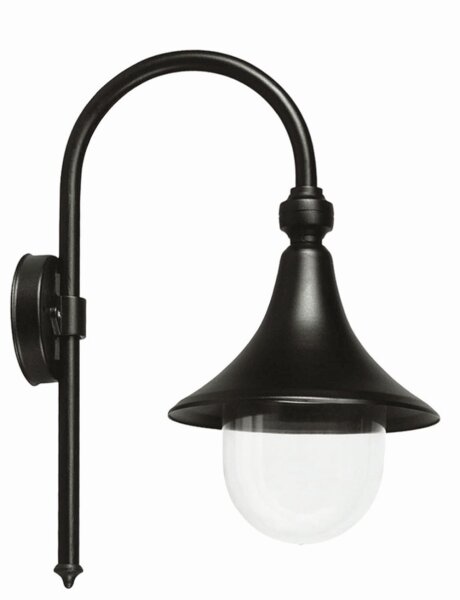 Außen Wandlampe Schwarz Rustikal IP43 E27 CELESTE