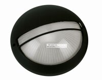 Runde Außenlampe Schwarz Ø26cm IP44 Schwarz...