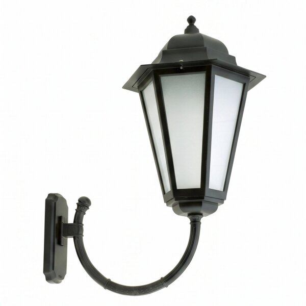 Wandlampe Außen Aluminium H:71cm groß IP43 Rustikal