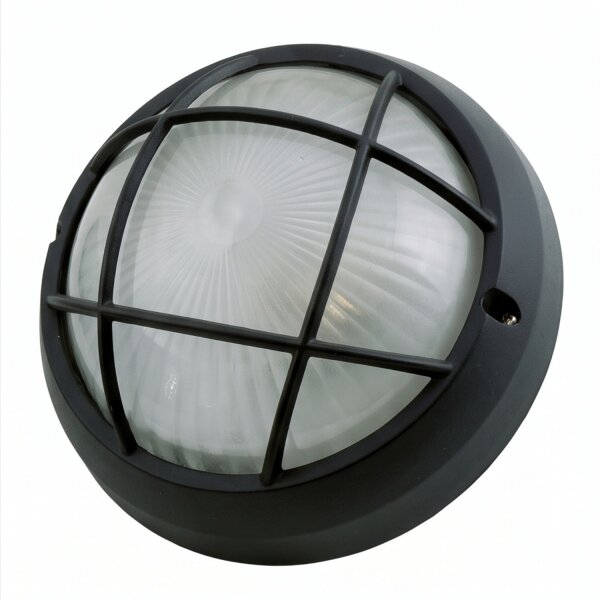 Wandlampe Außen Ø19cm Aluminium IP44 Maritim Bullauge