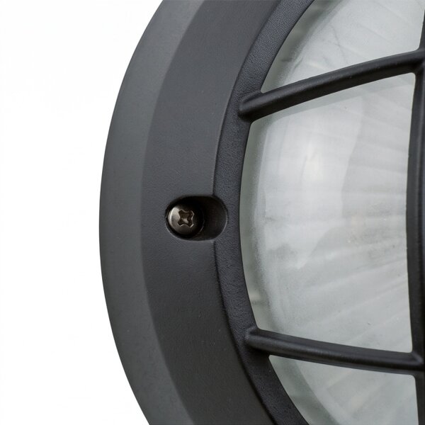Wandlampe Außen Ø19cm Aluminium IP44 Maritim Bullauge
