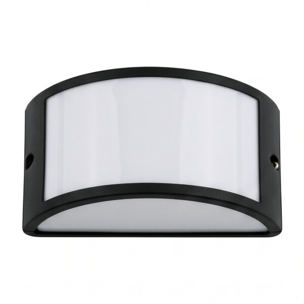 Wandlampe Außen Schwarz Weiß IP44 E27 Aluminium Outdoor