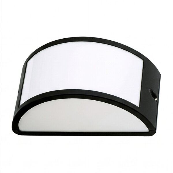 Wandlampe Außen Schwarz Weiß IP44 E27 Aluminium Outdoor