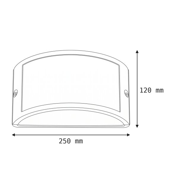 Wandlampe Außen Schwarz Weiß IP44 E27 Aluminium Outdoor