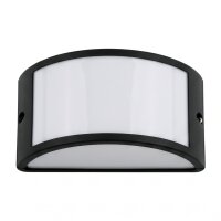 Wandlampe Außen Schwarz Weiß IP44 E27...