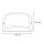 Wandlampe Außen Schwarz Weiß IP44 E27 Aluminium Outdoor