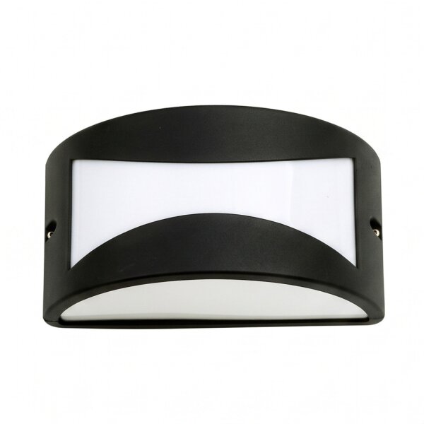 Wandlampe Außen Schwarz Weiß IP44 vielseitig E27