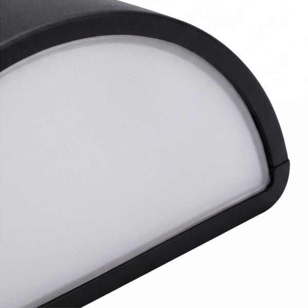 Wandlampe Außen Schwarz Weiß IP44 vielseitig E27