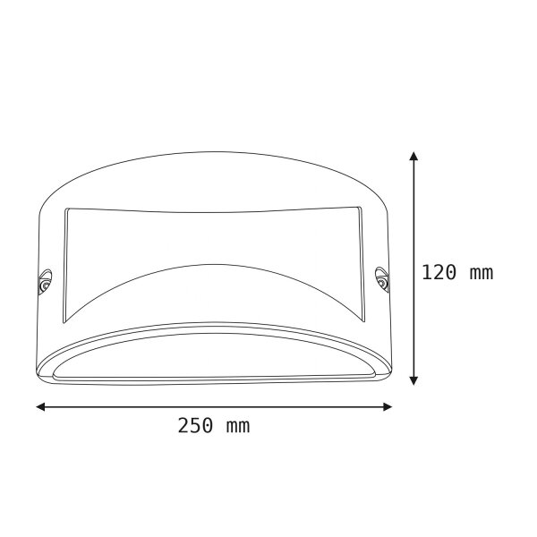Wandlampe Außen Schwarz Weiß IP44 vielseitig E27