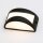 Wandlampe Außen Schwarz Weiß IP44 vielseitig E27