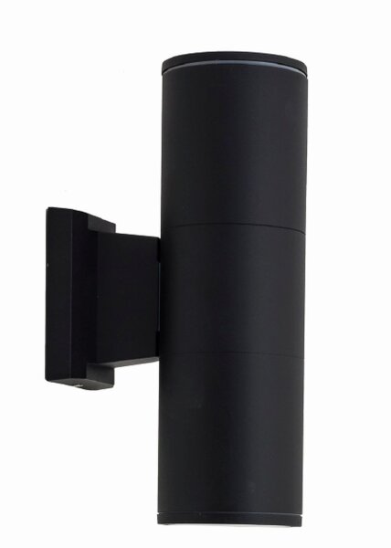 Up Down Leuchte außen Schwarz IP54 Aluminium E27