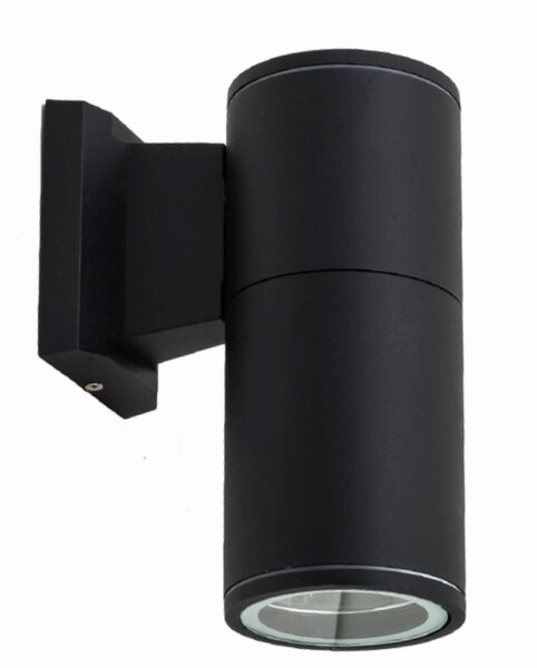 Außenlampe Schwarz IP54 Aluminium E27 Modern DURSENS