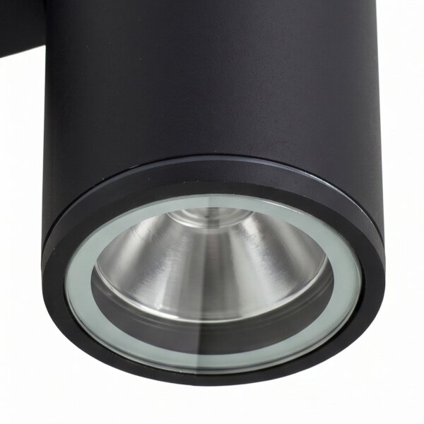 Außenlampe Schwarz IP54 Aluminium E27 Modern DURSENS