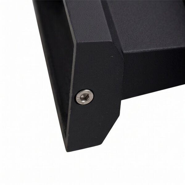 Außenlampe Schwarz IP54 Aluminium E27 Modern DURSENS