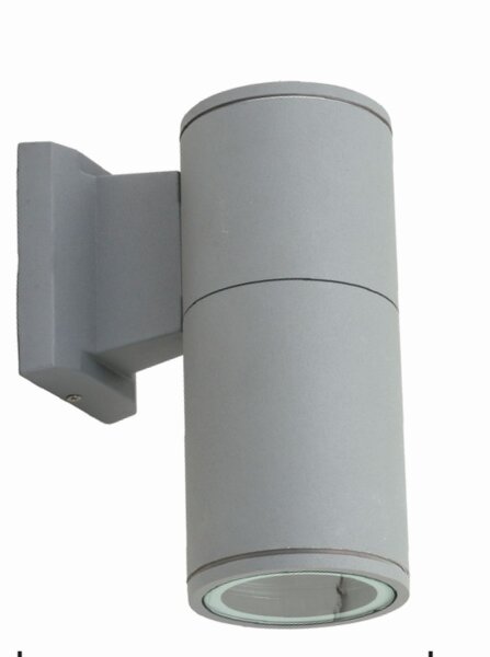Außenwandleuchte IP54 Aluminium Grau E27 Modern DURSENS