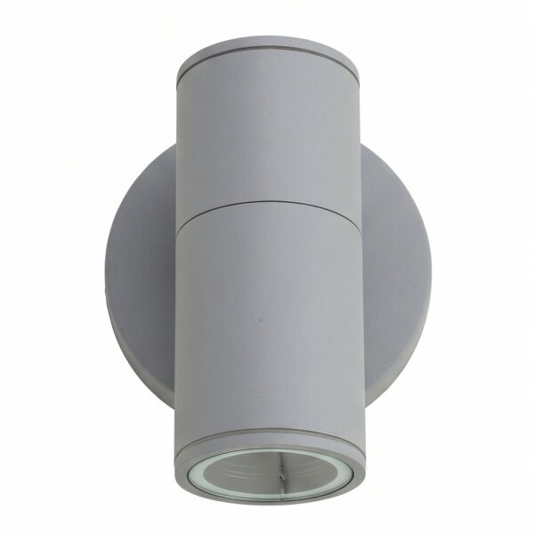Außenwandleuchte IP54 Aluminium Grau E27 Modern DURSENS