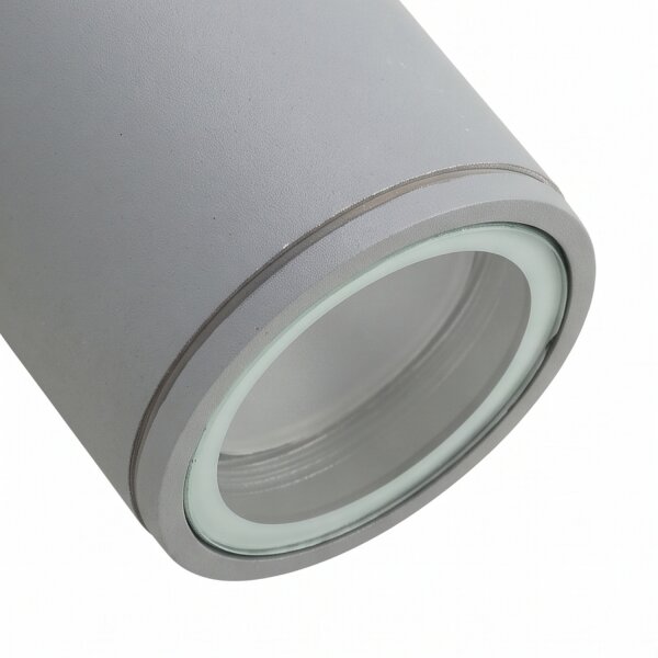 Außenwandleuchte IP54 Aluminium Grau E27 Modern DURSENS