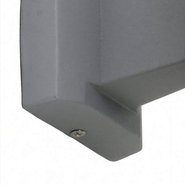 Außenwandleuchte IP54 Aluminium Grau E27 Modern DURSENS