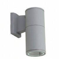 Außenwandleuchte IP54 Aluminium Grau E27 Modern...
