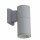 Außenwandleuchte IP54 Aluminium Grau E27 Modern DURSENS