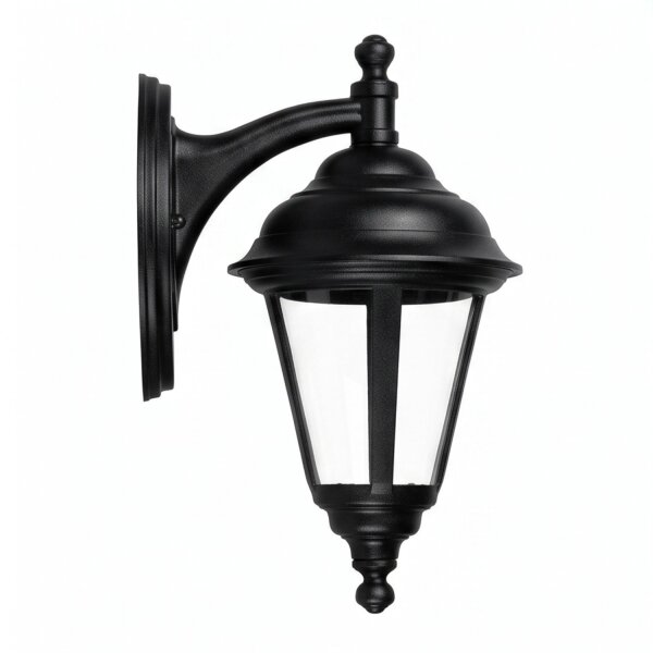 Außen Wandlampe Schwarz Rustikal Aluminium IP44 ELEANOR