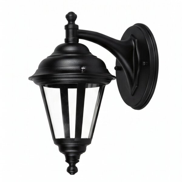 Außen Wandlampe Schwarz Rustikal Aluminium IP44 ELEANOR