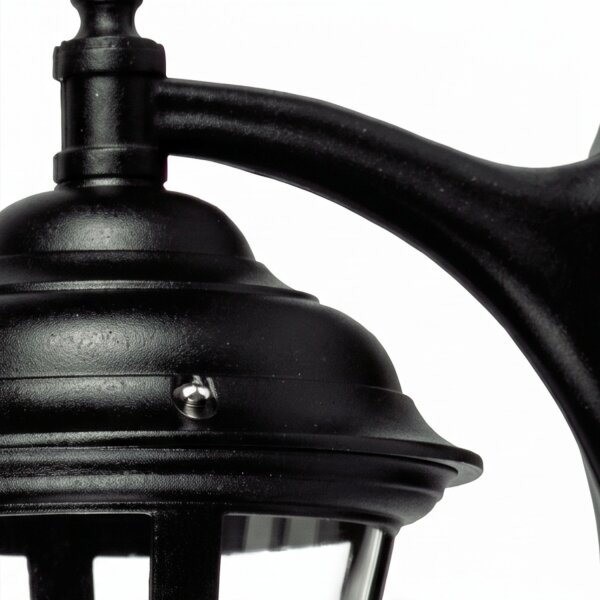 Außen Wandlampe Schwarz Rustikal Aluminium IP44 ELEANOR