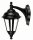Au&szlig;en Wandlampe Schwarz Rustikal Aluminium IP44 ELEANOR