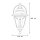 Außen Wandlampe Schwarz Rustikal Aluminium IP44 ELEANOR
