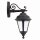Rustikale Wandleuchte IP44 Aluminium Schwarz E27