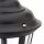 Rustikale Wandleuchte IP44 Aluminium Schwarz E27
