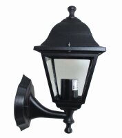 Rustikale Wandleuchte Außen Schwarz E27 IP44 Garten...