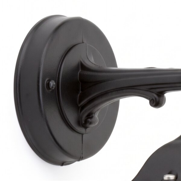 Outdoor Laterne  Wand Schwarz IP44 Aluminium Rustikal