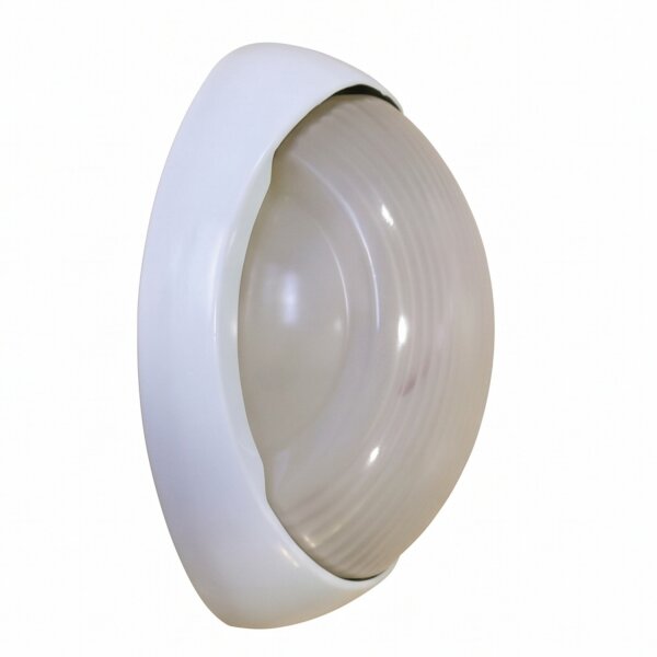 Außenlampe Wand IP44 Weiß Aluminium E27 Eingang Treppe