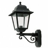 Große Außenleuchte Rustikal Schwarz H:50cm...