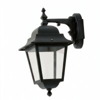 Schwarze Außenleuchte Rustikal H:41cm Aluminium IP44