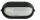 Maritime Au&szlig;enwandleuchte IP44 oval B:21cm Schwarz Wei&szlig;