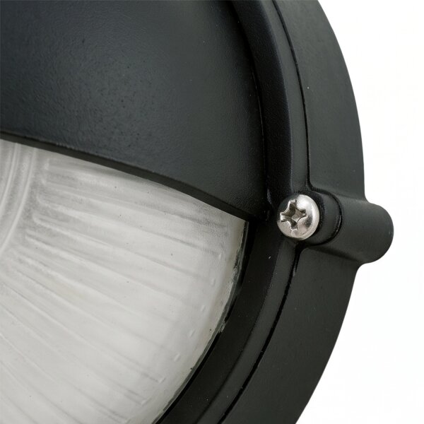 Wandlampe Außen Schwarz Weiß Maritim FLORAID Outdoor