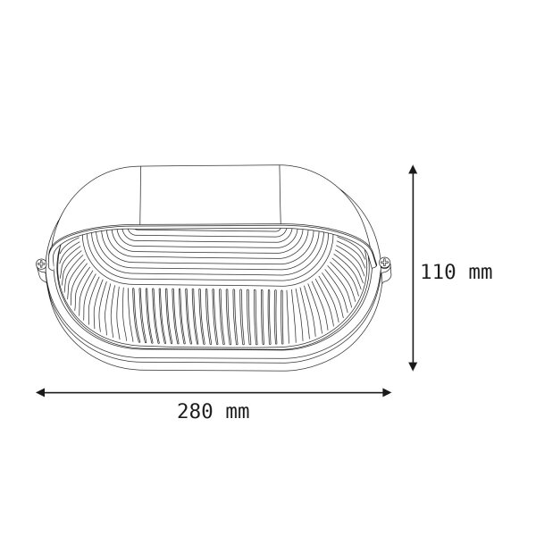 Wandlampe Außen Schwarz Weiß Maritim FLORAID Outdoor