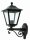 Schwarze Au&szlig;enlampe antik Rustikal IP44 E27 H:41cm